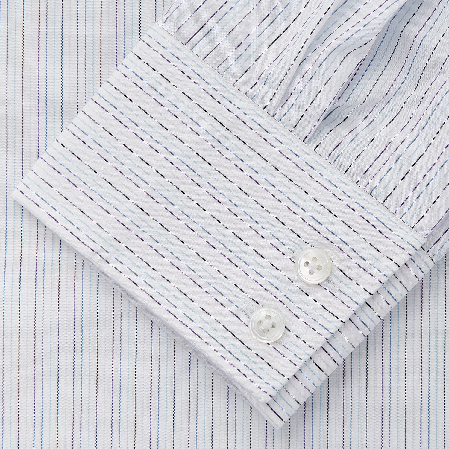 View 3 of product Purple Multi Stripe Tailored Fit Shelton Shirt