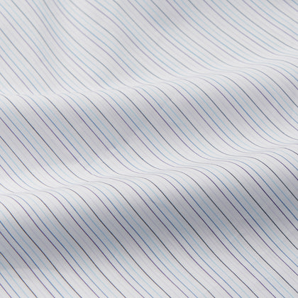 Purple Multi Stripe Tailored Fit Shelton Shirt Image 3