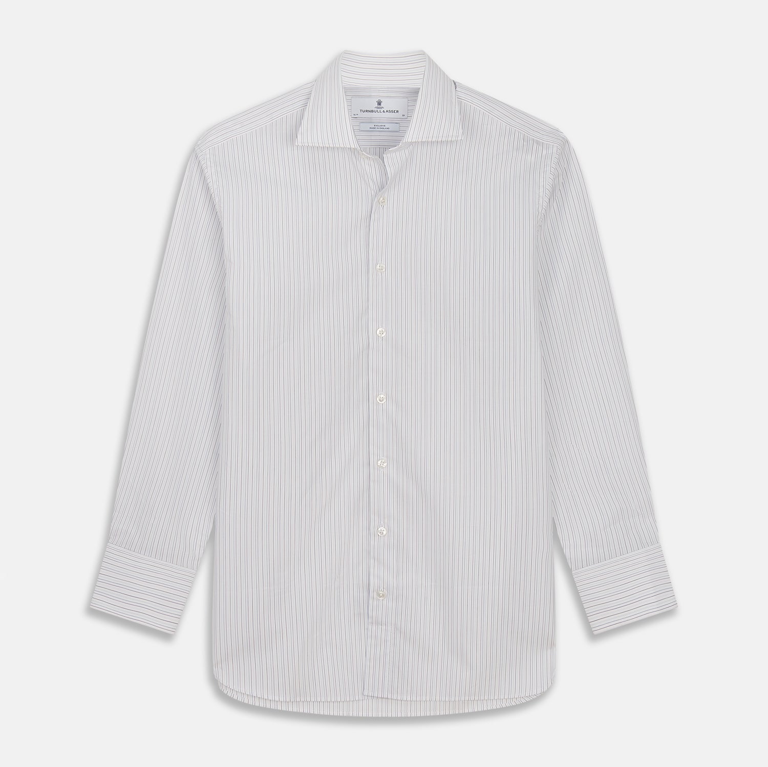 View 1 of product Purple Multi Stripe Tailored Fit Shelton Shirt
