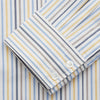 View 3 of product Yellow Multi Stripe Tailored Fit Shirt with Kent Collar and 2 Button Cuffs