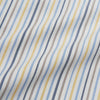 View 4 of product Yellow Multi Stripe Tailored Fit Shirt with Kent Collar and 2 Button Cuffs