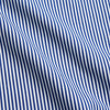 View 4 of product Navy & White Stripe Weekend Fit Shirt with Derby Collar and 1 Button Cuffs