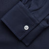 View 3 of product Navy Weekend Fit Shirt with Dorset Collar and 1 Button Cuffs