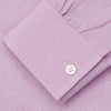 View 3 of product Pink Weekend Fit Shirt with Long Point Collar and Single Button Cuffs