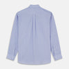 View 5 of product Pale Blue Weekend Fit Shirt with Long Point Collar and Single Button Cuffs