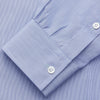 View 3 of product Pale Blue Weekend Fit Shirt with Long Point Collar and Single Button Cuffs