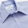 View 2 of product Pale Blue Weekend Fit Shirt with Long Point Collar and Single Button Cuffs