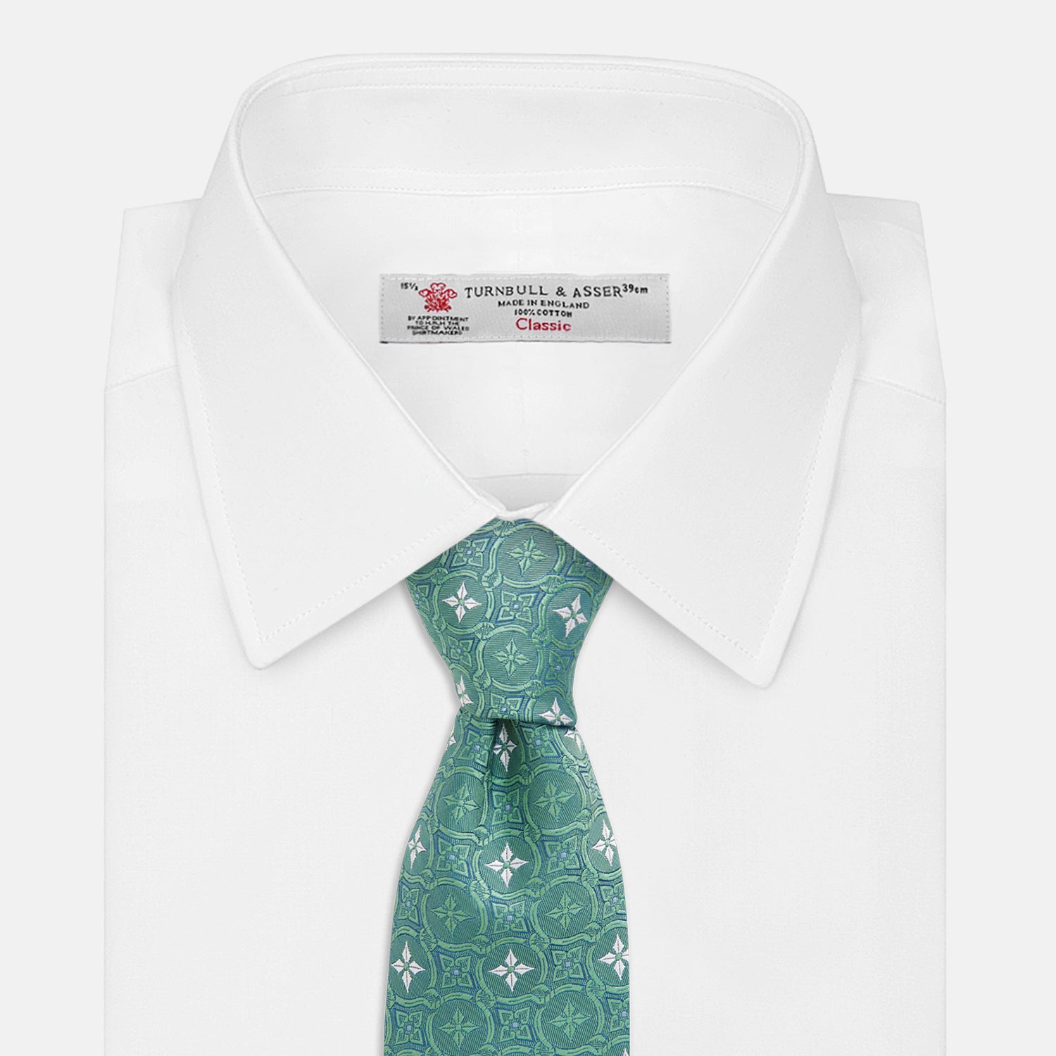 Green Multi Neat Silk Tie