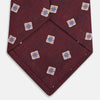 View 4 of product Burgundy Multi Geo Silk Tie