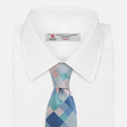 Green Multi Pixel Silk Tie Image 2