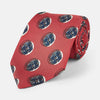 View 1 of product Red Shadow Spot Printed Silk Tie