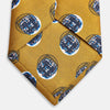 View 4 of product Gold Shadow Spot Printed Silk Tie