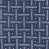 View 3 of product Navy & Blue Cross Silk Tie