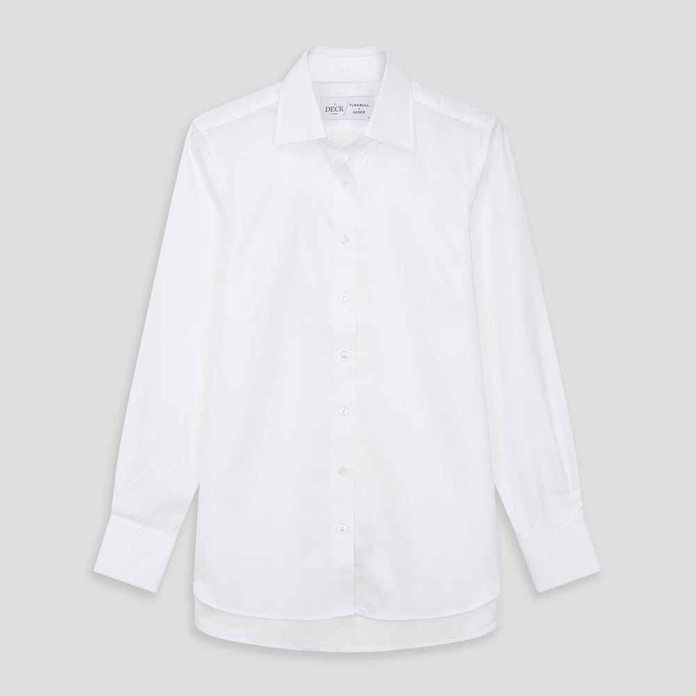 Turnbull and The Deck White Cotton Traditionalist Shirt