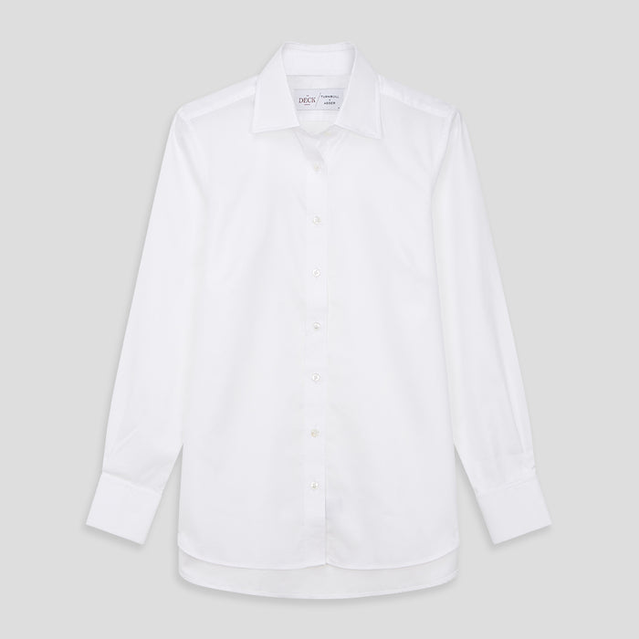 Turnbull and The Deck White Cotton Traditionalist Shirt Image 10