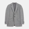 View 1 of product Grey Multi Check Linen Blend Barrington Blazer