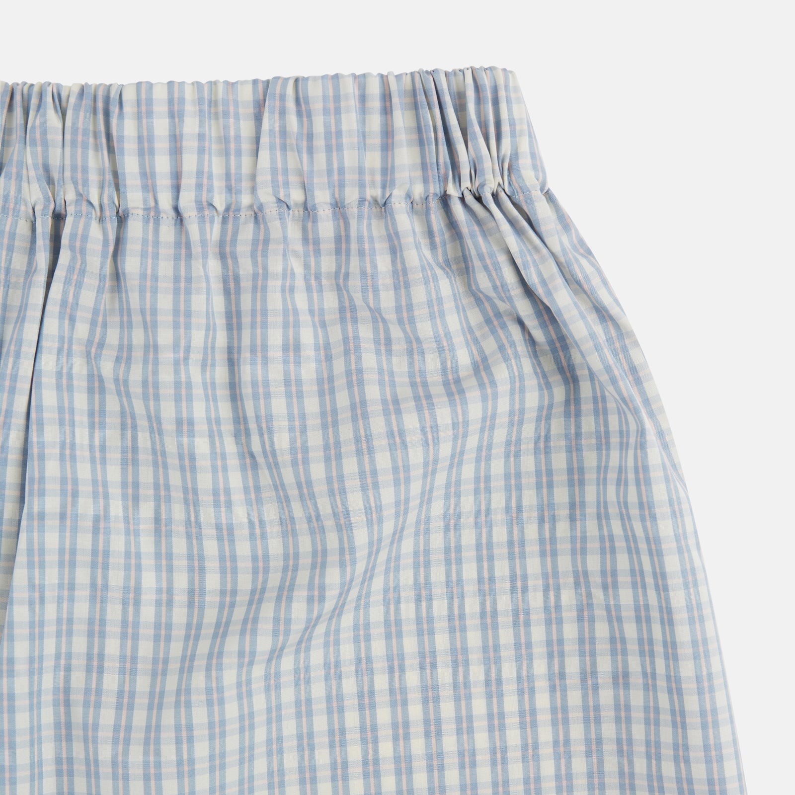View 2 of product Pale Blue Multi Cotton Godfrey Boxer Shorts