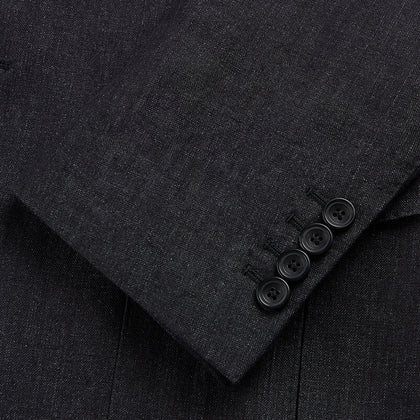 Charcoal Linen Safari Byron Jacket Image 5