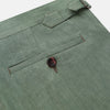 View 2 of product Green Wool and Linen Blend Jonathan Trouser