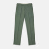View 1 of product Green Wool and Linen Blend Jonathan Trouser