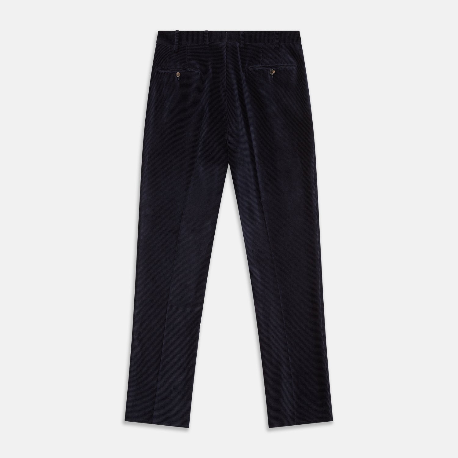 View 4 of product Navy Horizontal Cord Nolan Trousers