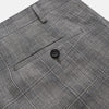 View 2 of product Grey Multi Check Linen Blend Darlington Trousers