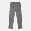 View 1 of product Grey Multi Check Linen Blend Darlington Trousers