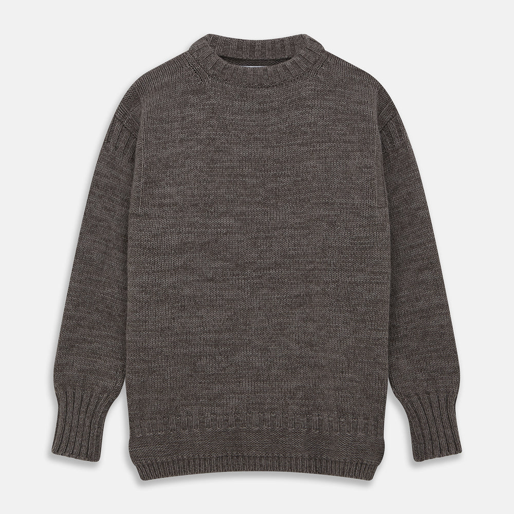 Fallow Wool and Cotton Blend Lewis Guernsey Jumper