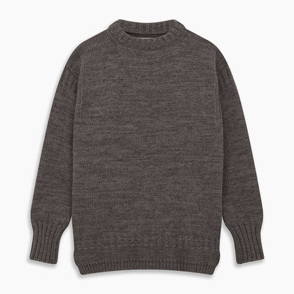 Fallow Wool and Cotton Blend Lewis Guernsey Jumper Image 3