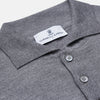 View 2 of product Grey Merino Wool Cecil Rugby Polo Shirt
