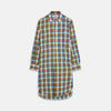 View 1 of product Green and Pink Multi Check Linen Blend Sussex Nightshirt