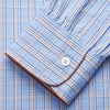 View 2 of product Pale Blue Multi Check Cotton Sussex Nightshirt
