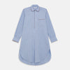 View 1 of product Pale Blue Multi Check Cotton Sussex Nightshirt