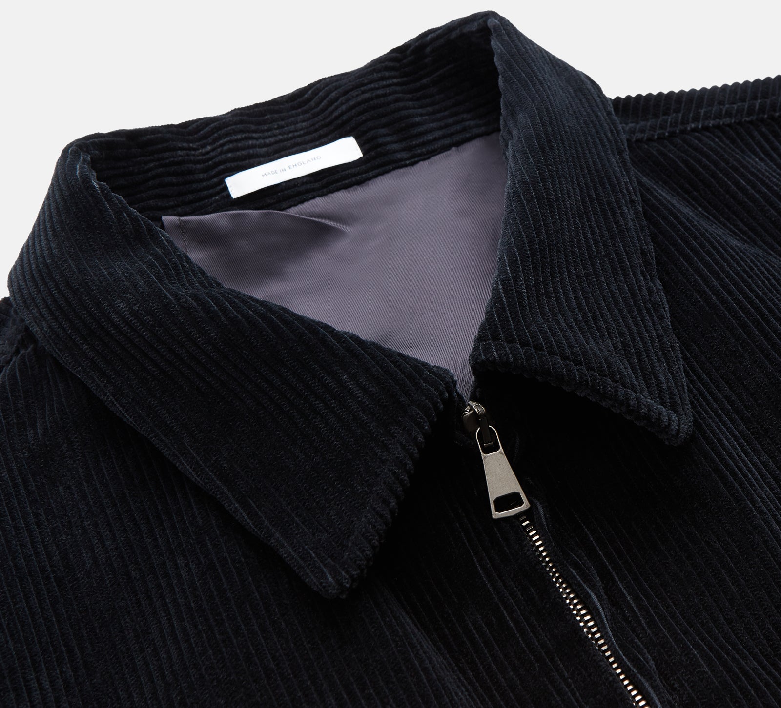 View 3 of product Navy Cord Albi Harrington Jacket
