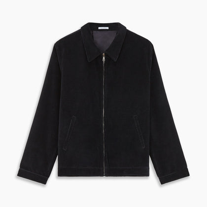 Navy Cord Albi Harrington Jacket Image 4