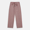 View 5 of product Green Multi Check Linen Blend Quin Pyjama Set