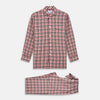 View 1 of product Green Multi Check Linen Blend Quin Pyjama Set