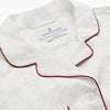 View 3 of product Cream Floral Pattern Silk Harriet Women's Pyjama Set