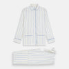 View 5 of product Women's Blue Multi Cotton Thelma Pyjama Set