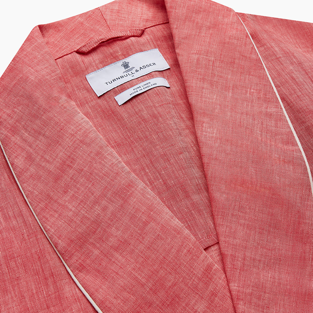 Pink Linen Arnold Gown