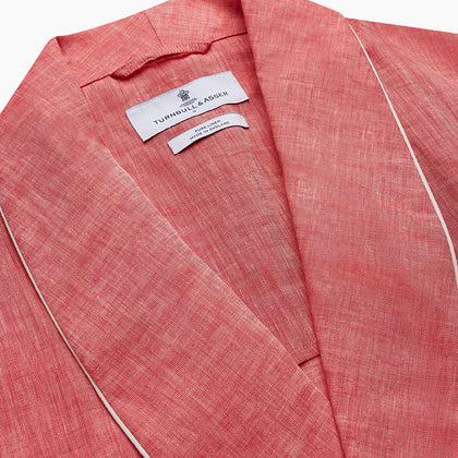 Pink Linen Arnold Gown Image 3