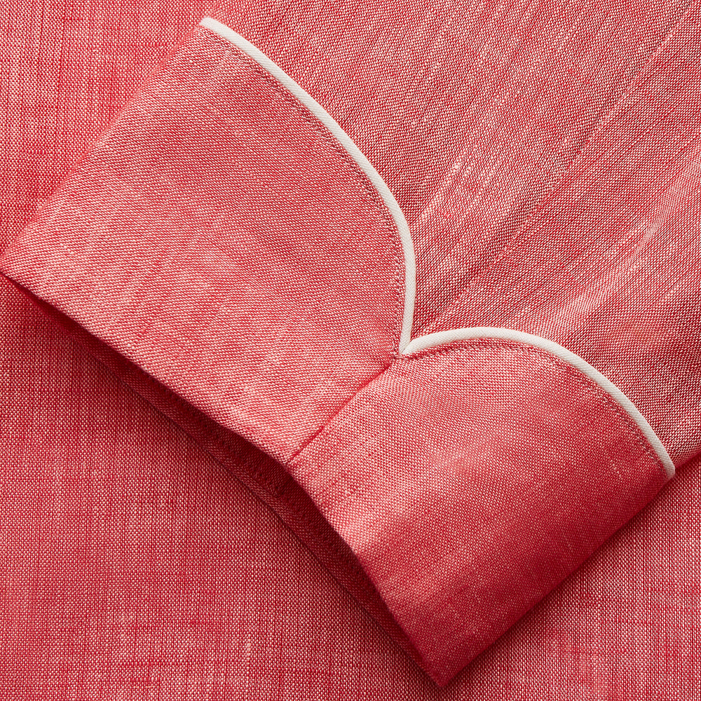 Pink Linen Arnold Gown