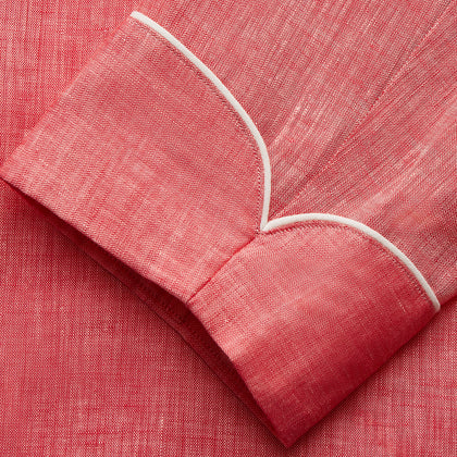 Pink Linen Arnold Gown Image 2