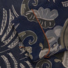 View 4 of product Navy Paisley Pattern Cotton Arnold Gown