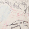 View 2 of product Cream Sketched Pattern Wool Chilcott Scarf