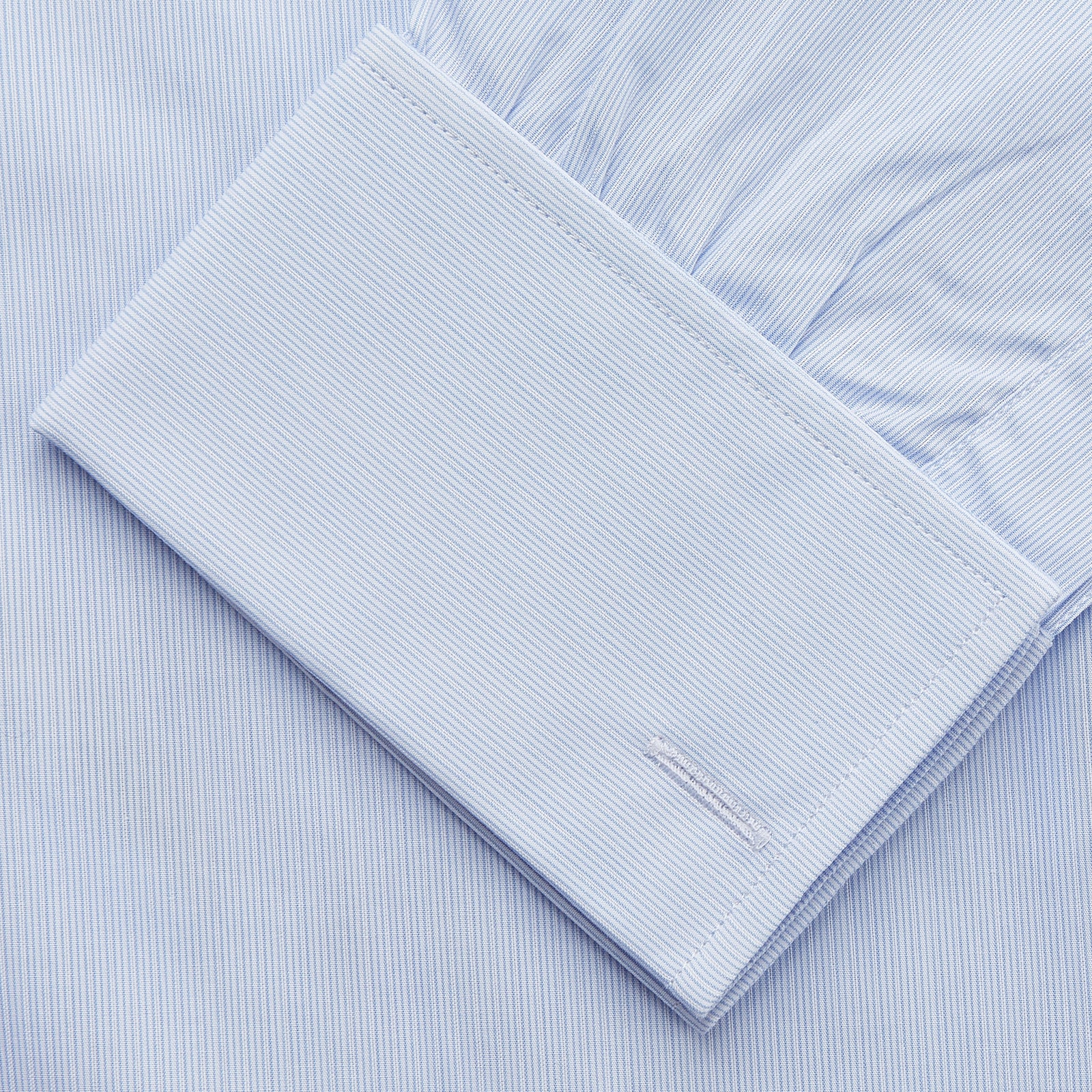 View 3 of product Pale Blue Multi Stripe Cotton Regular Fit Whitby Shirt