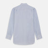 View 5 of product Blue and White Stripe Cotton Regular Fit Mayfair Shirt