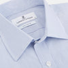 View 3 of product Blue and White Stripe Cotton Regular Fit Mayfair Shirt