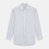 View 1 of product Light Blue and Yellow Stripe Cotton RE-PURPOSE Mayfair Shirt