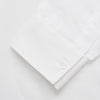 View 3 of product White Cotton Voile Weekend Fit Nevis Shirt